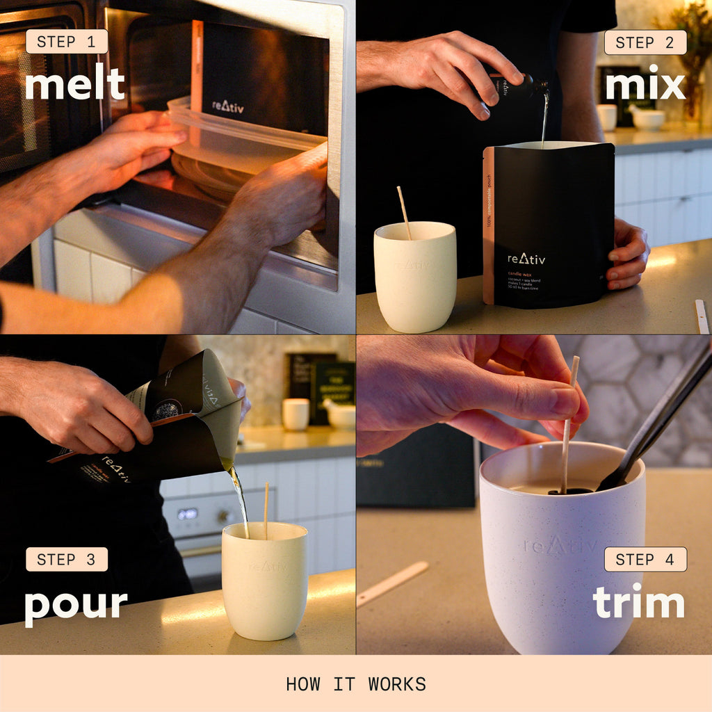 candle refill trio