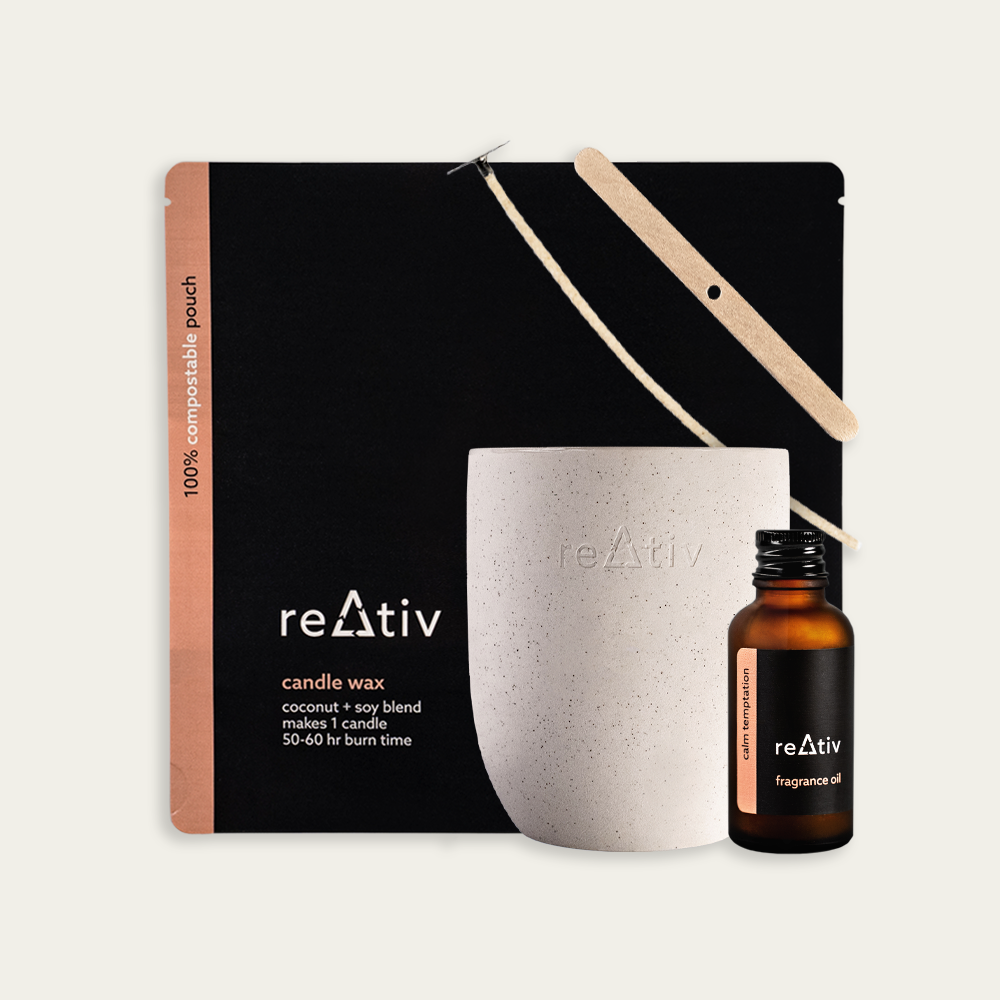 refillable candle kit (imperfect edition)