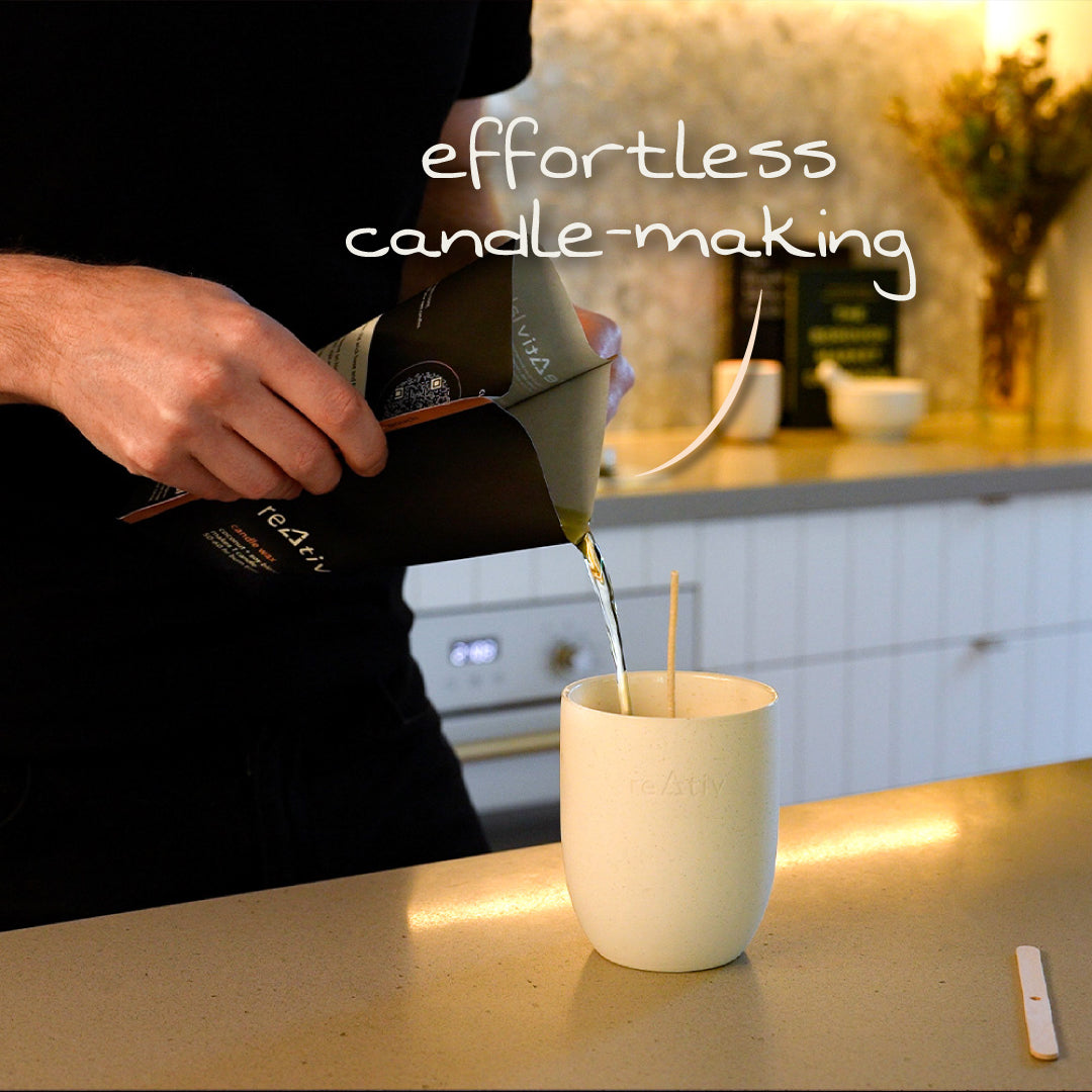 refillable candle kit (imperfect edition)